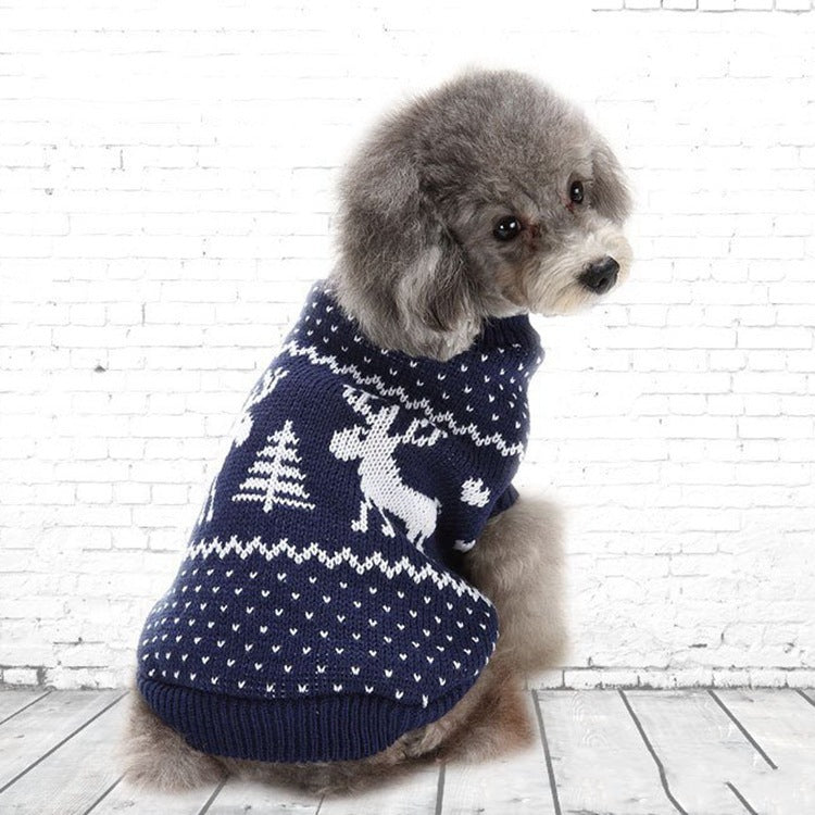Fair Isle Reindeer Christmas Sweater for Dogs